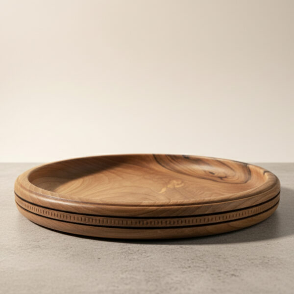 ظرف میوه چوبی گردو حاشیه دار